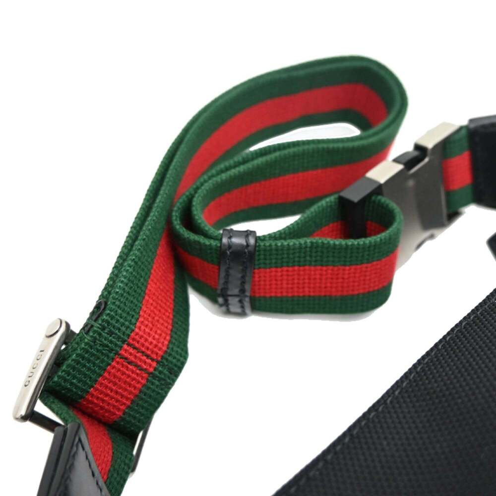 GUCCI Authentic Black Canvas Fanny Pack - Picture 5 of 10
